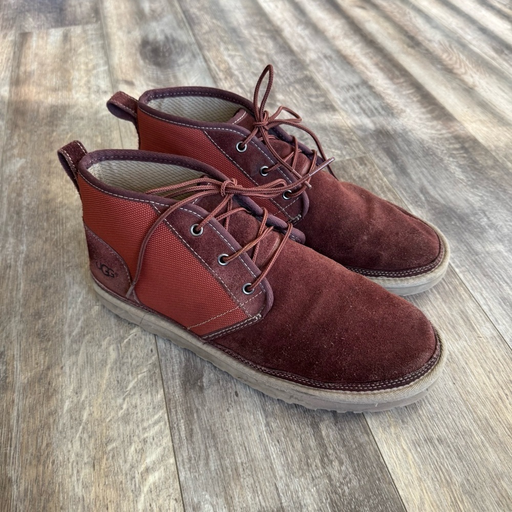 UGG Neumel Unlined Boot Suede and Canvas - Rust Color